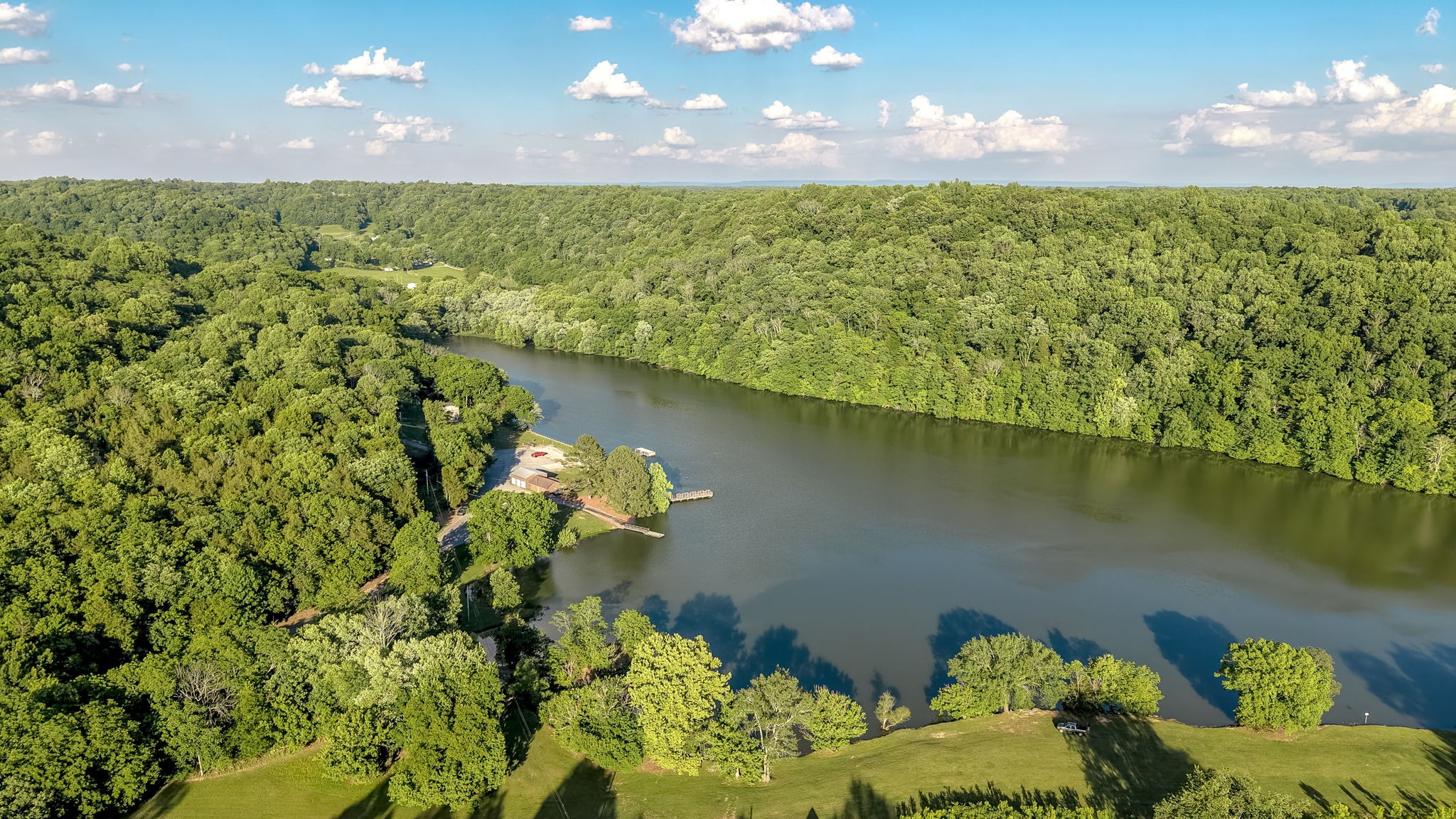 571 Bedford Lake Road Normandy, TN 37360 - Photo 77 of 96 a view of a lake with a yard