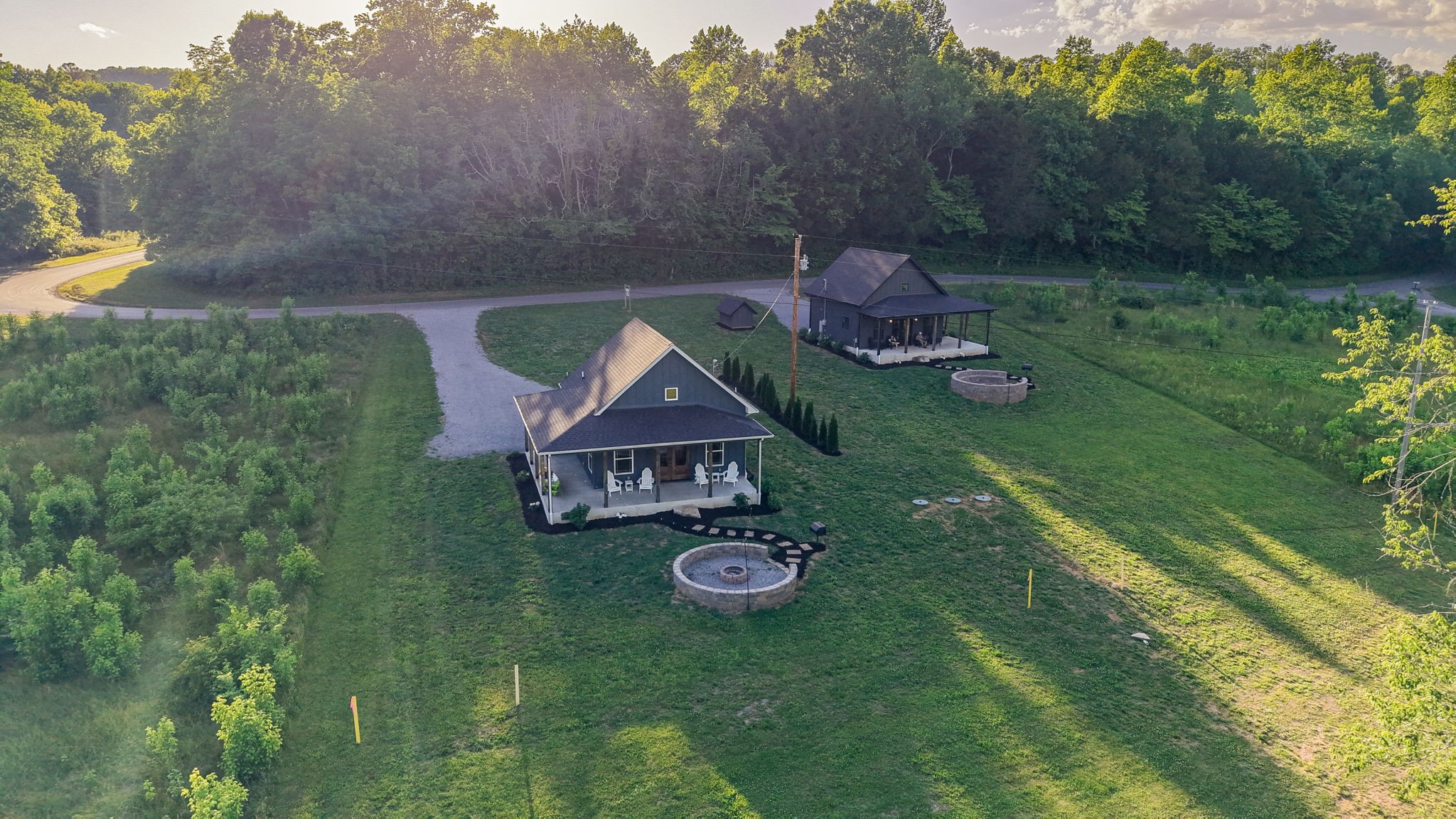571 Bedford Lake Road Normandy, TN 37360 - Photo 84 of 96 a aerial view of a house with garden space and trees all around