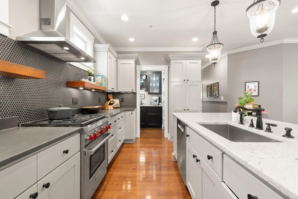 14 Parkview Road, Unit 14 Franklin, MA 02038 - Photo 6 of 42 a kitchen with stainless steel appliances granite countertop a sink and a stove