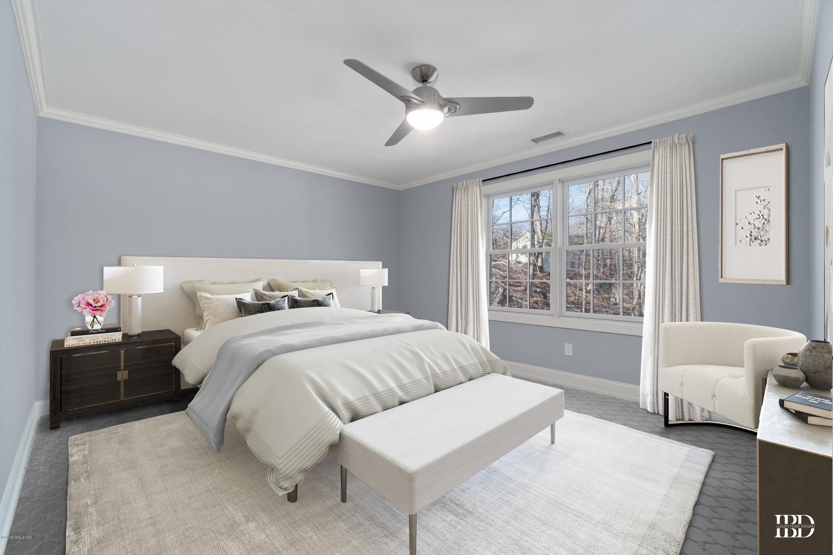 340 Valley Road, Unit 5 Cos Cob, CT 06807 - Photo 13 of 29 a spacious bedroom with a bed and a couch