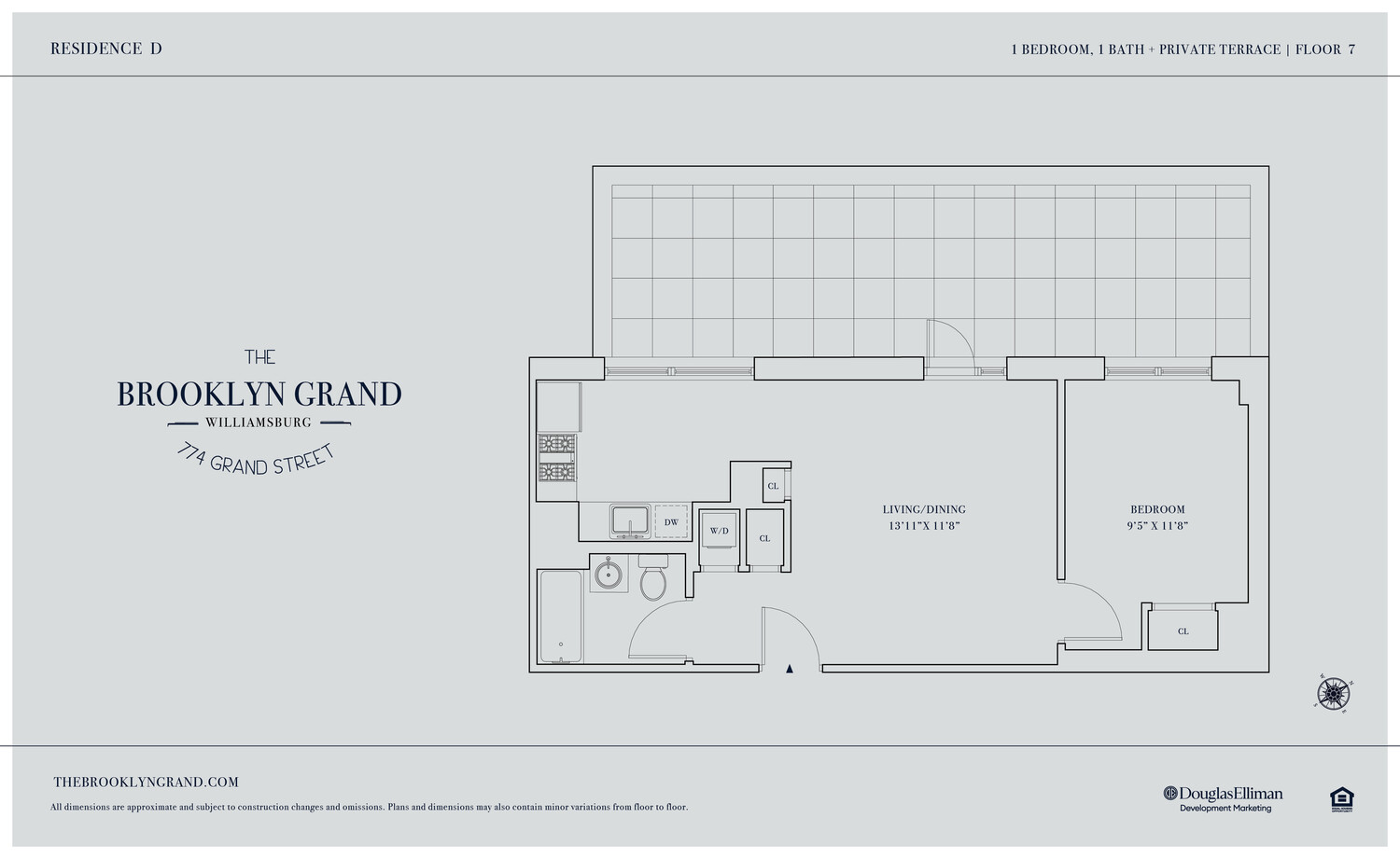 774 Grand Street, Unit 7D Brooklyn, NY 11211 - Photo 13 of 13 a view of a refrigerator