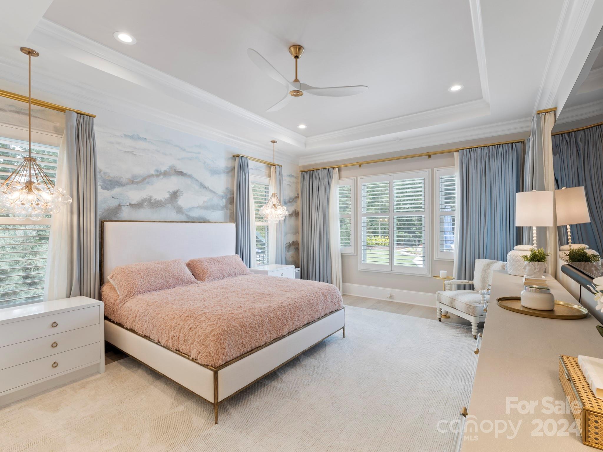 16520 Reinsch Drive Davidson, NC 28036 - Photo 18 of 37 a spacious bedroom with a bed and large window