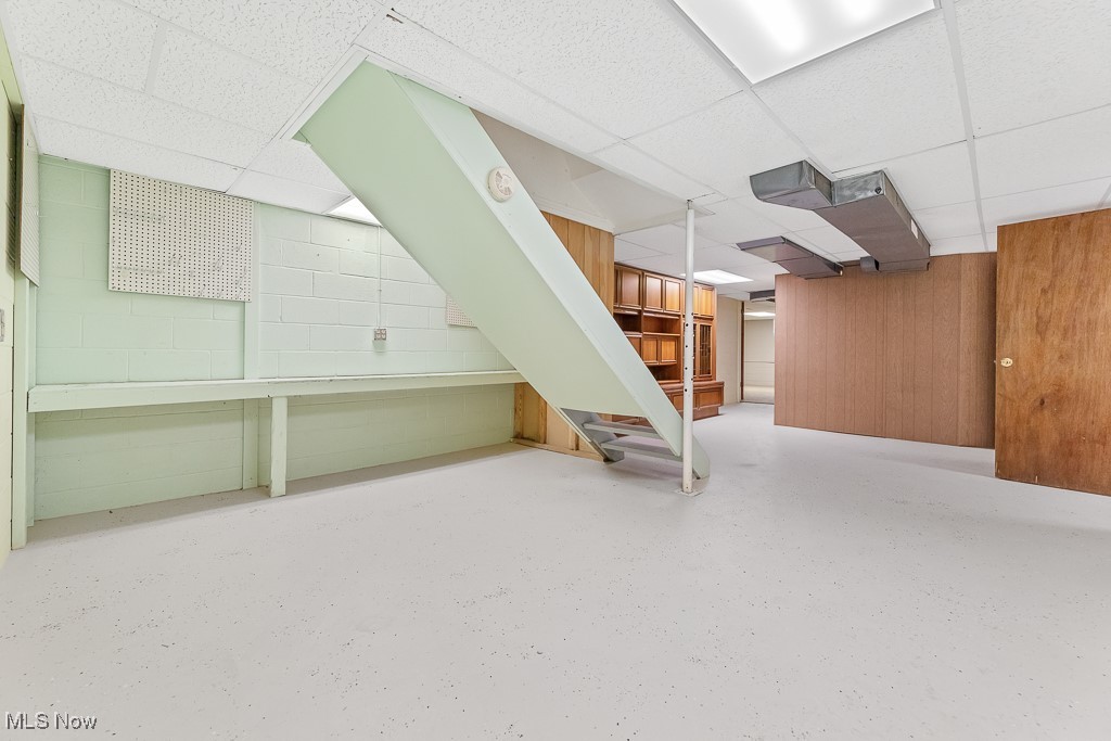 9049 Prospect Road Strongsville, OH 44149 - Photo 29 of 50 Basement with a paneled ceiling