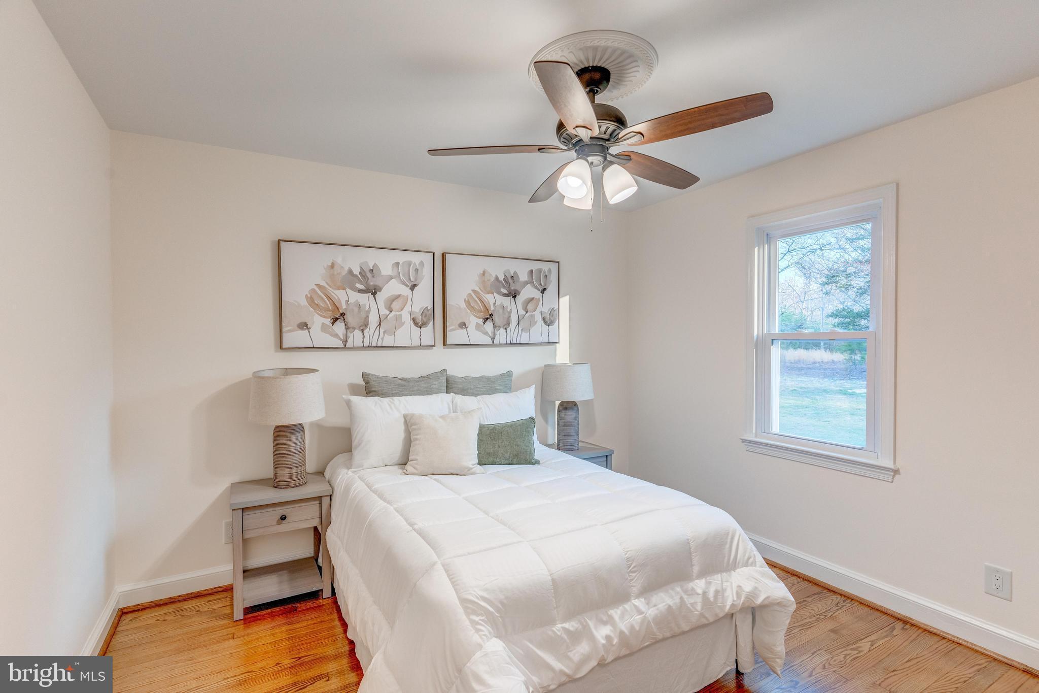 7450 Bensville Road Waldorf, MD 20603 - Photo 55 of 69 Bedroom #2, Ceiling fan w/light, solid oak floor.
