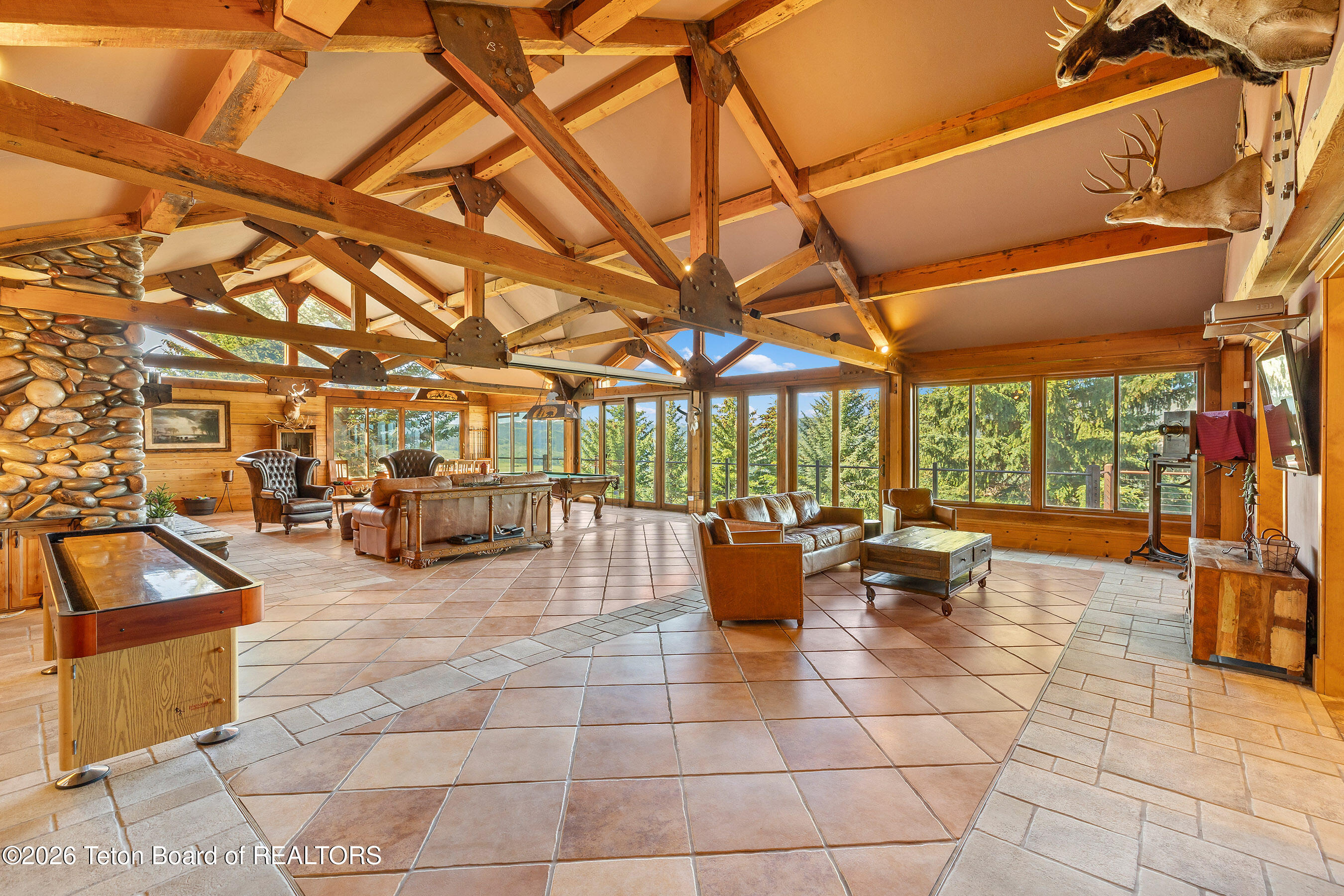 2490 La Bonte Road Jackson, WY 83001 - Photo 9 of 50 Living Room Trusses_email