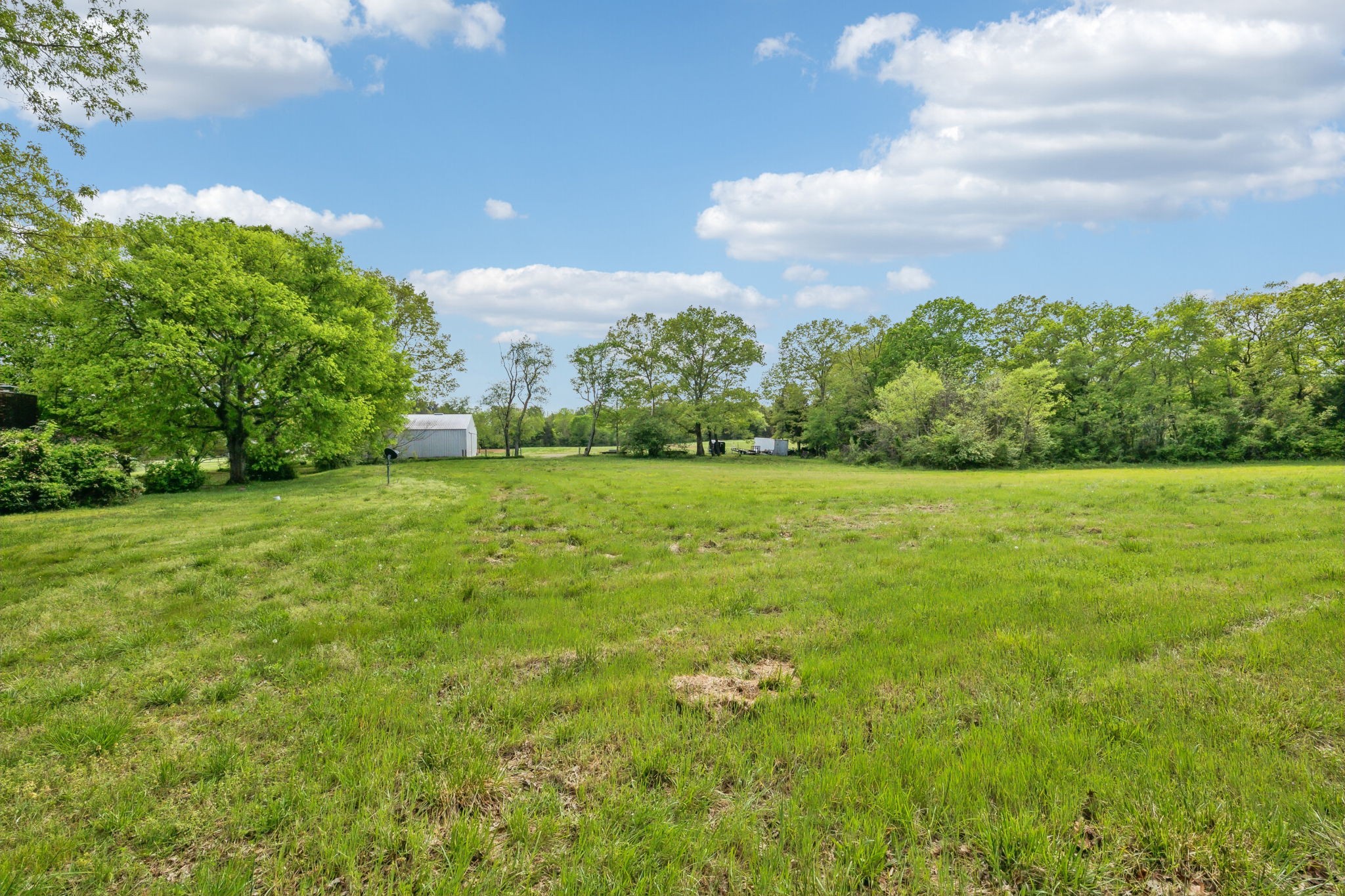 10924 Rials Branch Road Bon Aqua, TN 37025 - Photo 23 of 34 a backyard of a house with lots of green space and plants