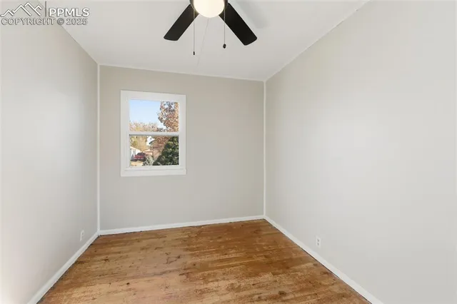 wooden floor in an empty room