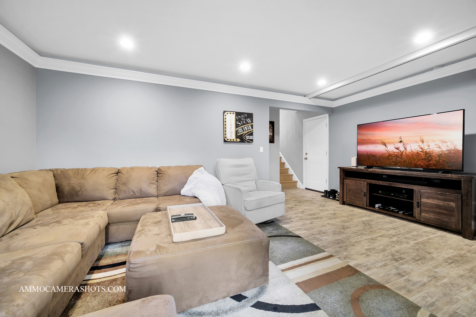 695 Rodenburg Road Roselle, IL 60172 - Photo 15 of 27 a living room with furniture and a flat screen tv