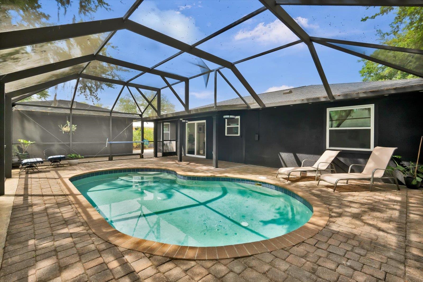 135 Orchis Road St. Augustine, FL 32086 - Photo 45 of 50 a view of outdoor space with swimming pool