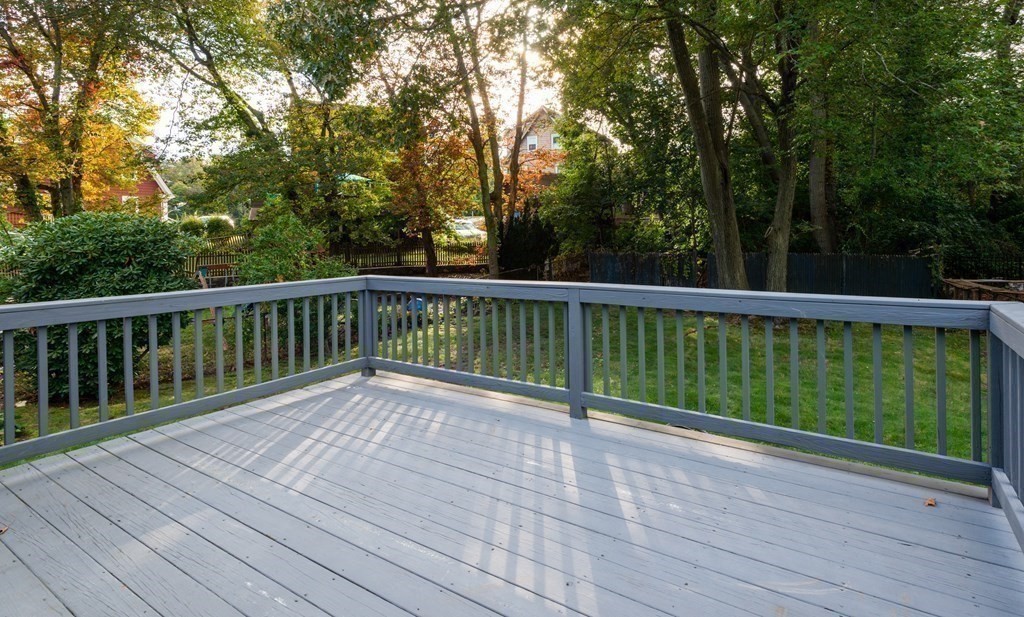 91 Brookside Road Lynn, MA 01902 - Photo 7 of 28 a view of backyard with deck and garden