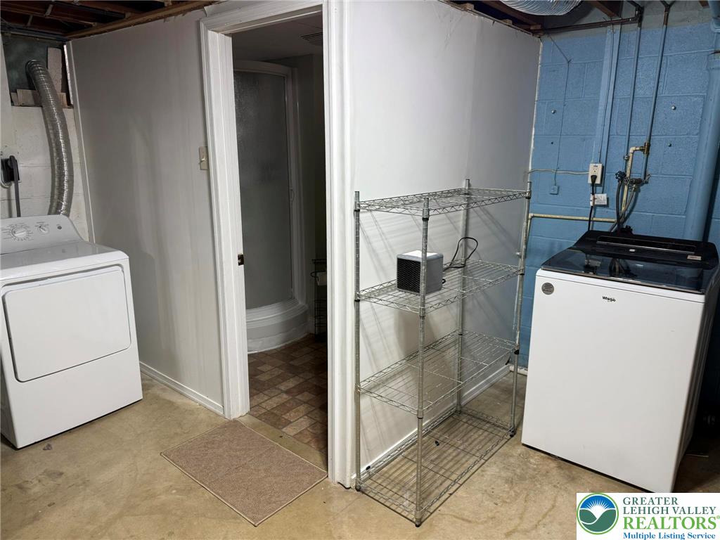 2229 Rodgers Street Bethlehem, PA 18017 - Photo 14 of 17 a utility room with dryer and washer