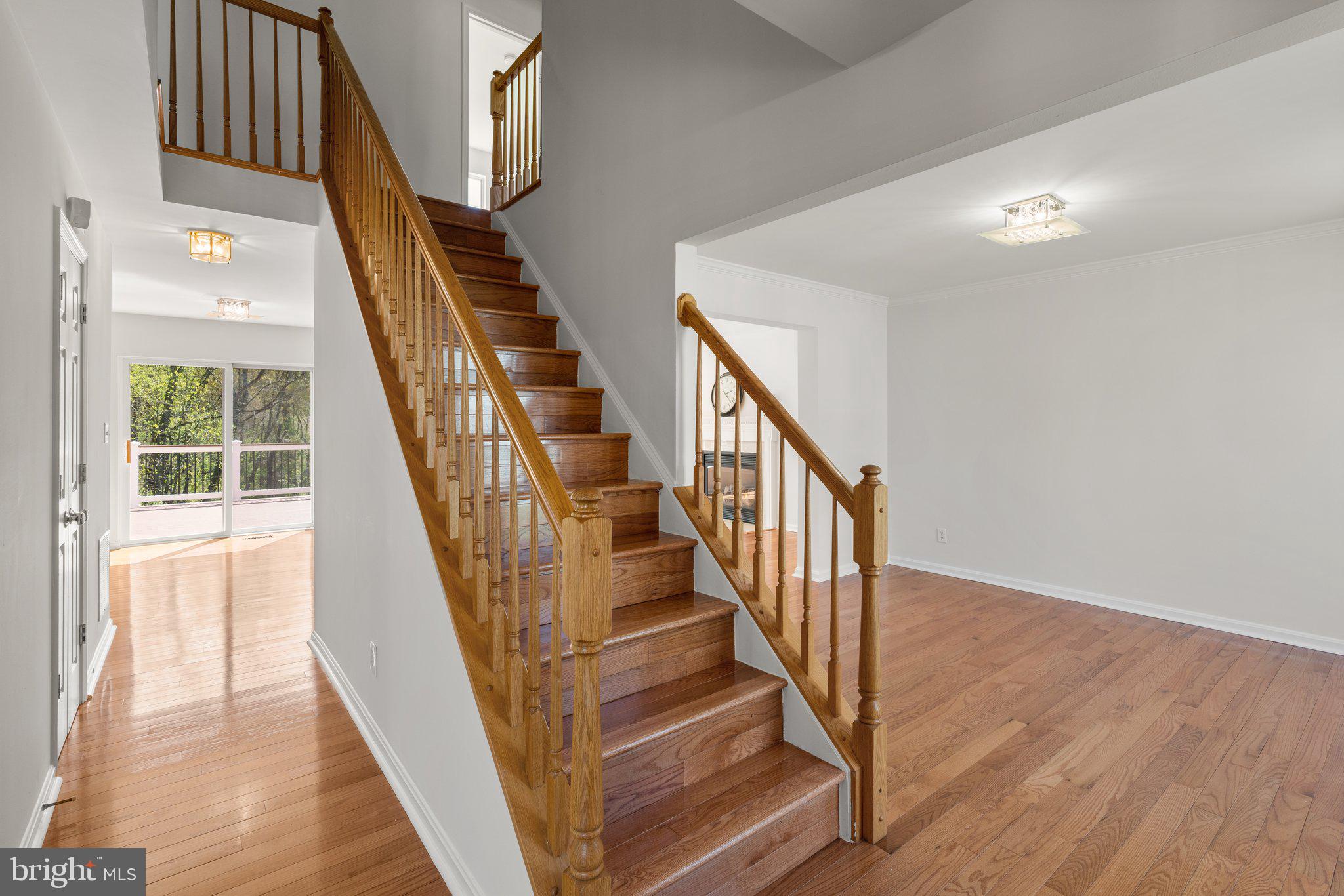 9531 Rommel Drive Columbia, MD 21046 - Photo 4 of 54 a view of an entryway with wooden floor