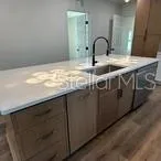 a close view of sink and tap