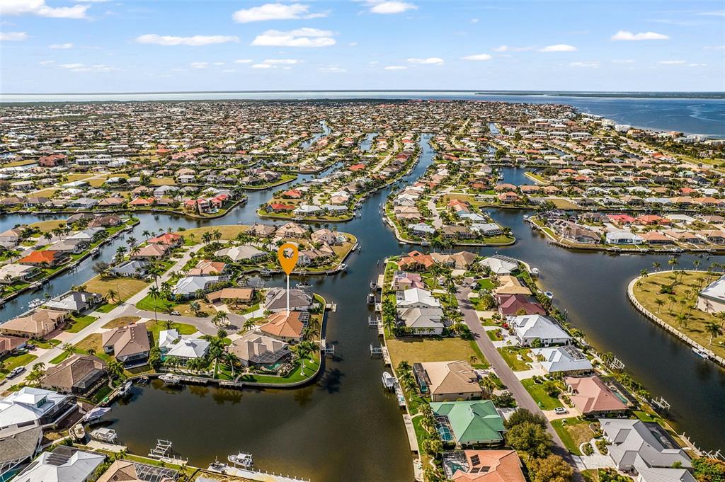 400 Gun Cay Lane Punta Gorda, FL 33950 - Photo 46 of 50 an aerial view of residential houses with outdoor space