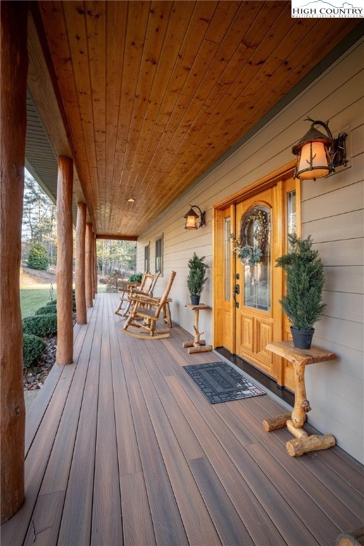 1989 Johns Ridge Parkway Lenoir, NC 28645 - Photo 7 of 50 a view of a patio with wooden floor