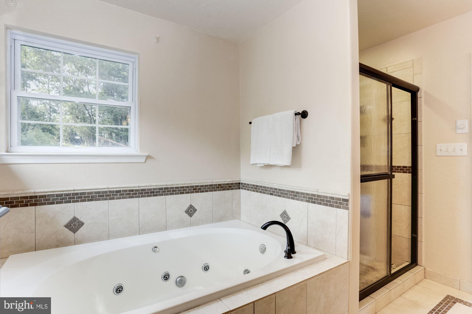 3929 Harrisville Road Mount Airy, MD 21771 - Photo 28 of 47 Master bath w/ soaking tub and sep. shower