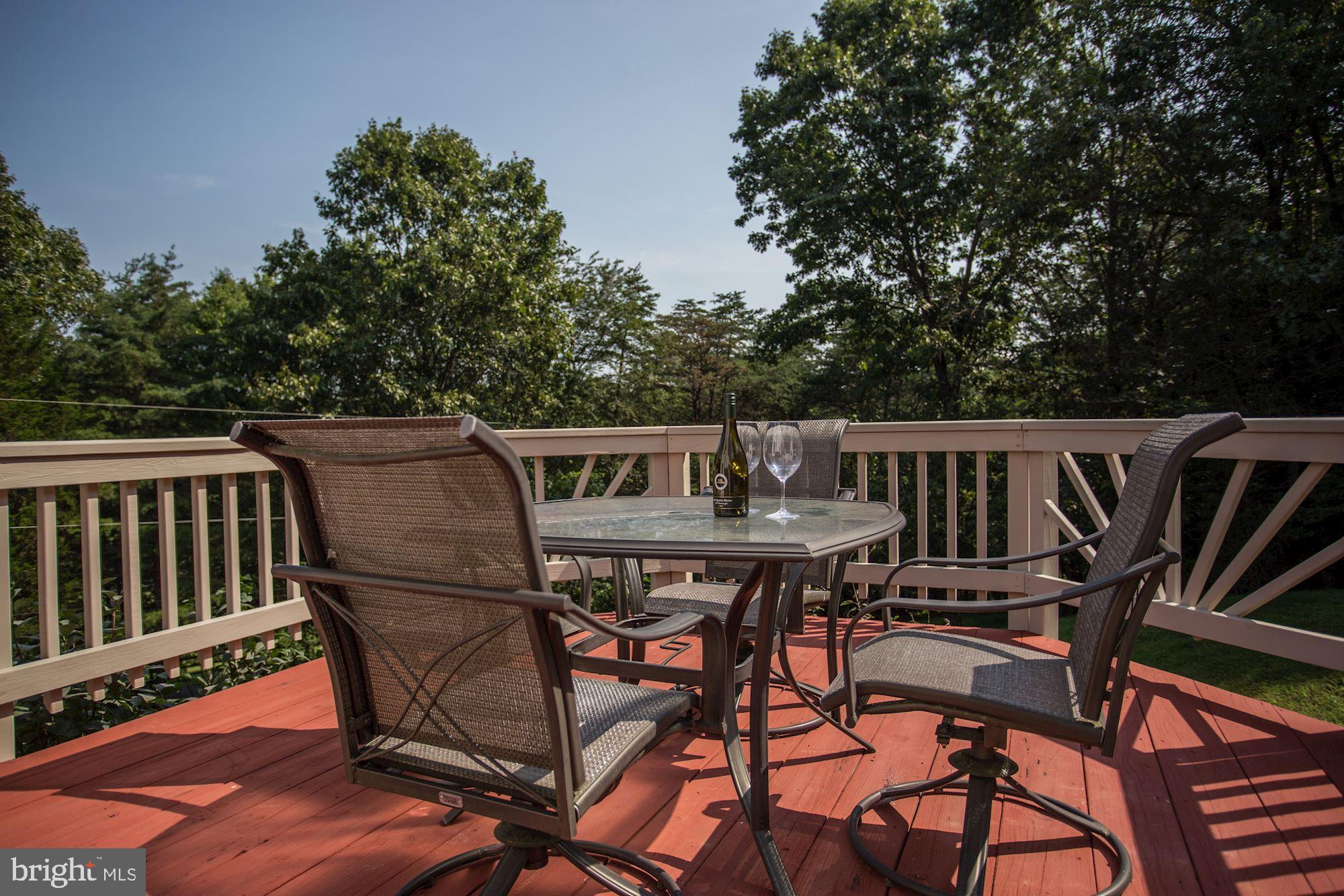 3929 Harrisville Road Mount Airy, MD 21771 - Photo 45 of 47 Deck looking into woods