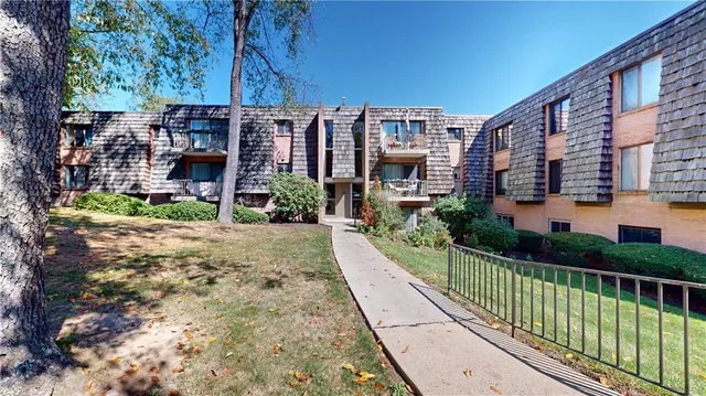 a view of city from a balcony