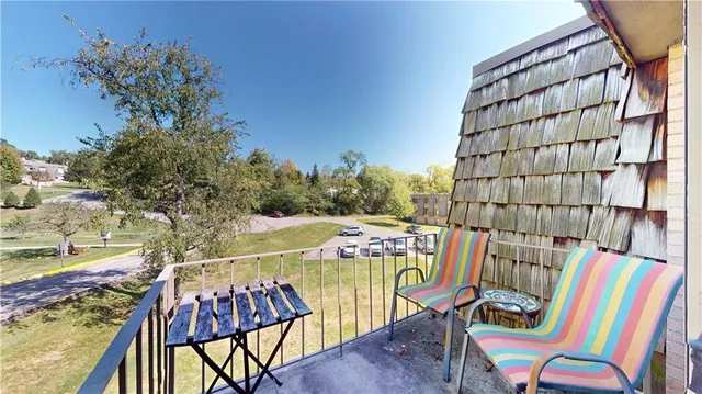 a view of outdoor space with seating area