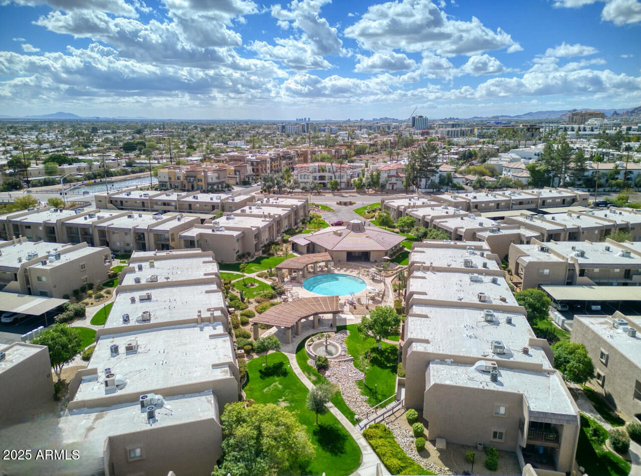 7436 East Chaparral Road, Unit 264B Scottsdale, AZ 85250 - Photo 13 of 22 an aerial view of a city
