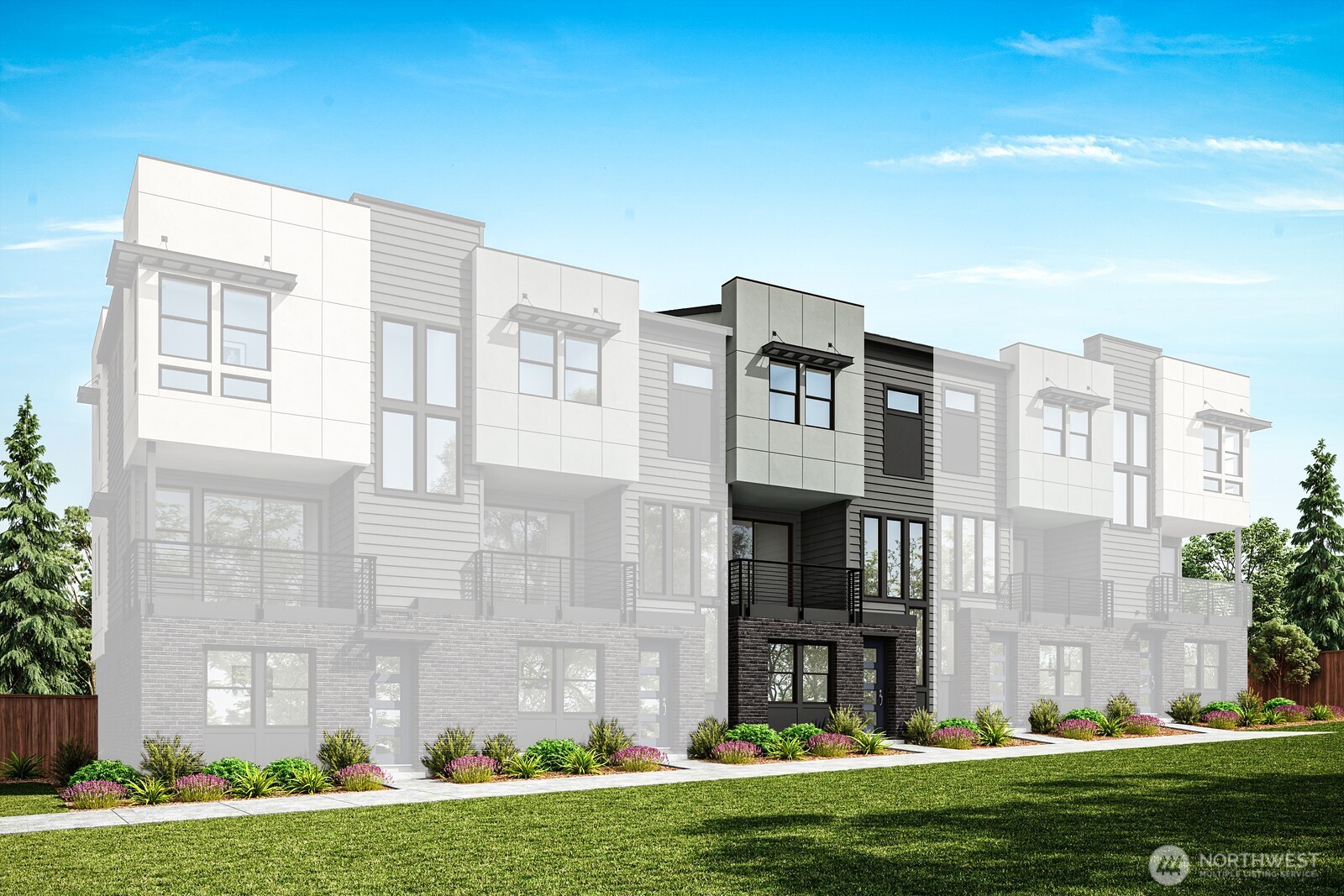 18805 99th Court Northeast, Unit C Bothell, WA 98011 - Photo 1 of 17 a large building with a yard in front of it