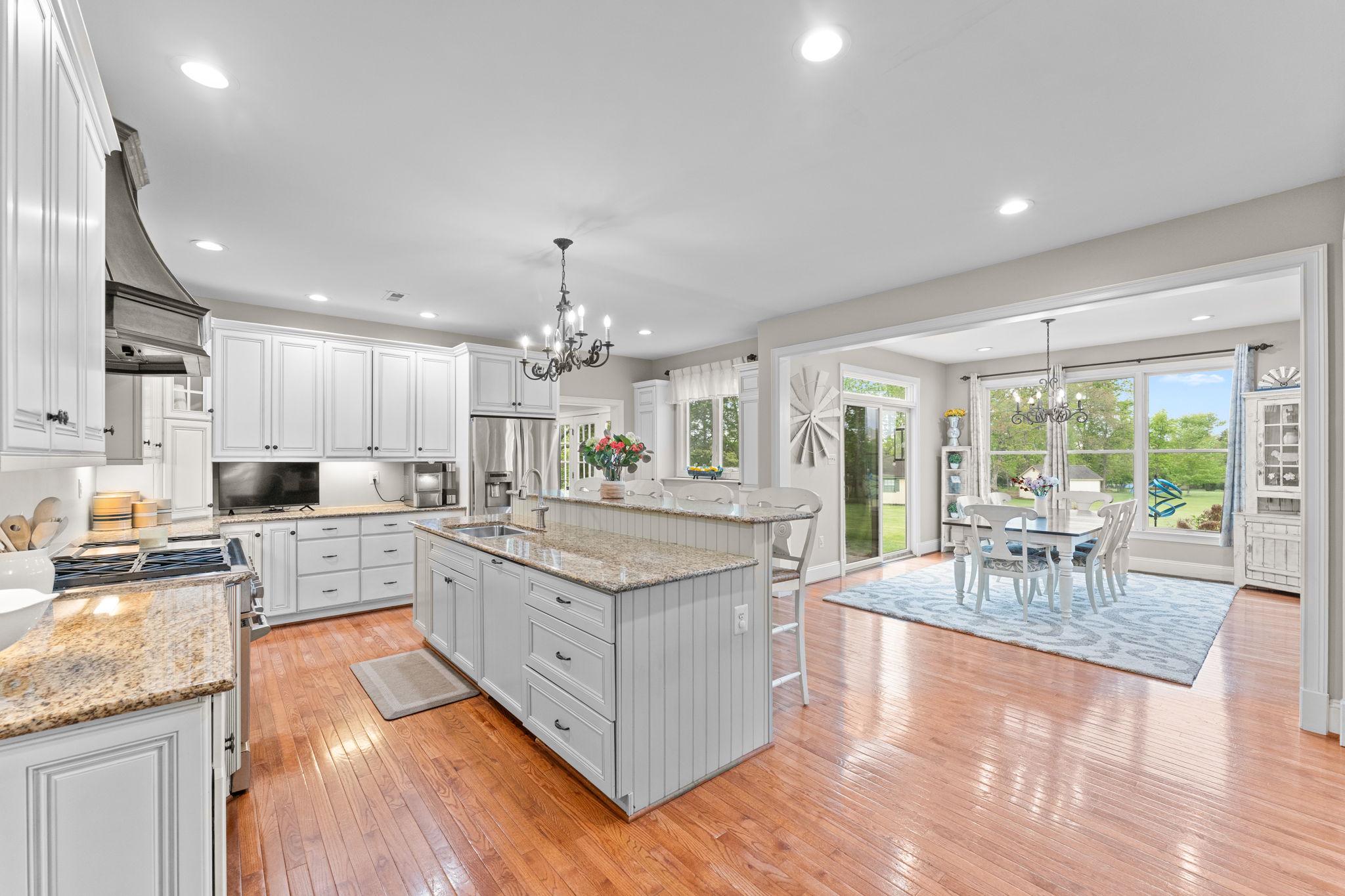 Chef's kitchen is Bright and Airy with a view!