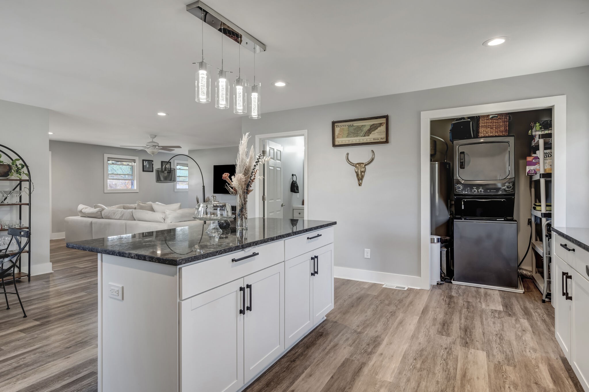 114 River Road Hendersonville, TN 37075 - Photo 4 of 34 a kitchen with stainless steel appliances kitchen island granite countertop a refrigerator and a sink