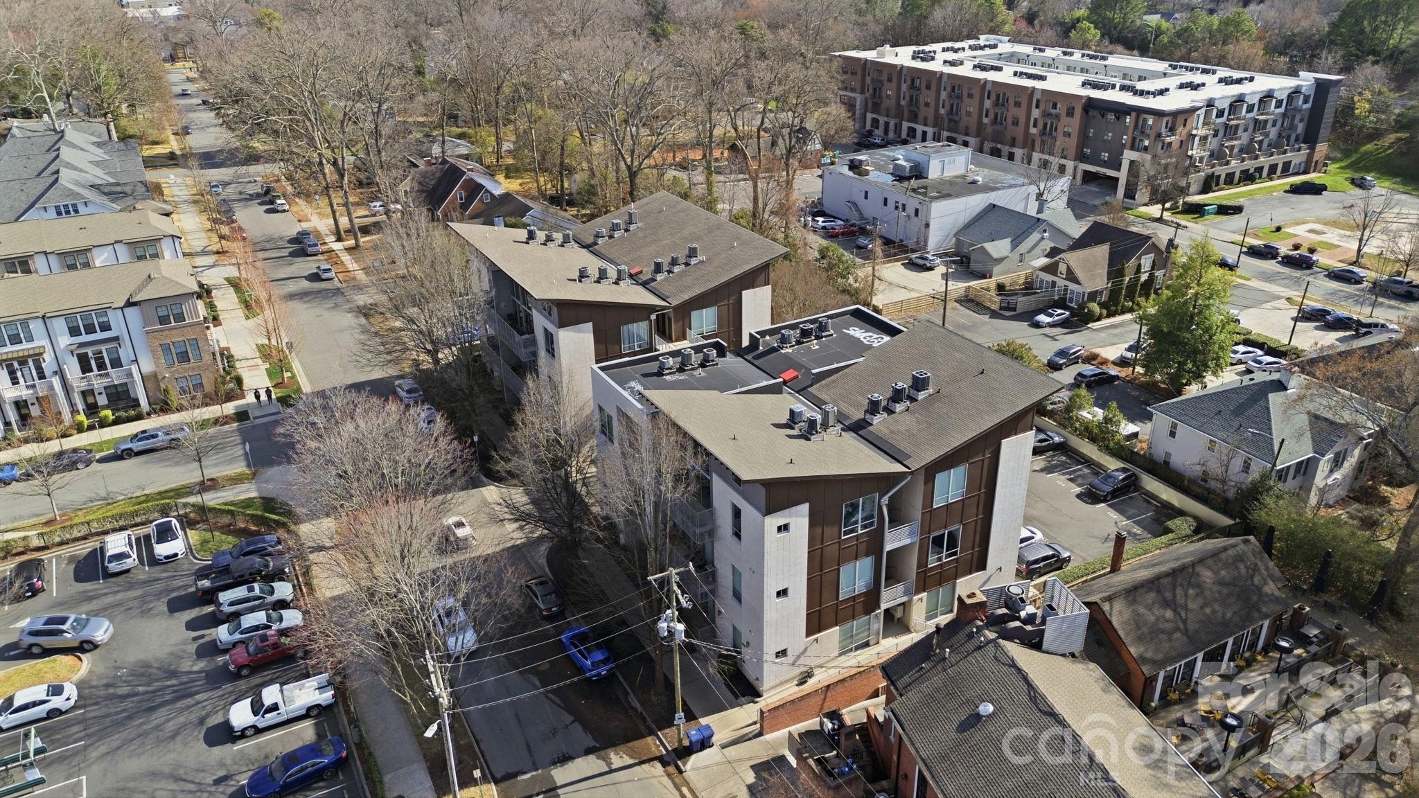 2116 McClintock Road, Unit 123 Charlotte, NC 28205 - Photo 23 of 28 large buildings in the middle of a city