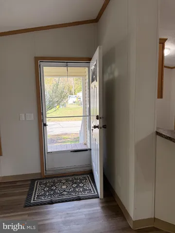 a view of kitchen and utility room