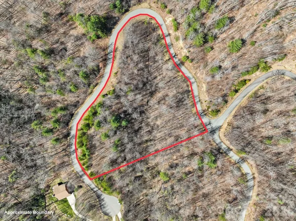a aerial view of a house