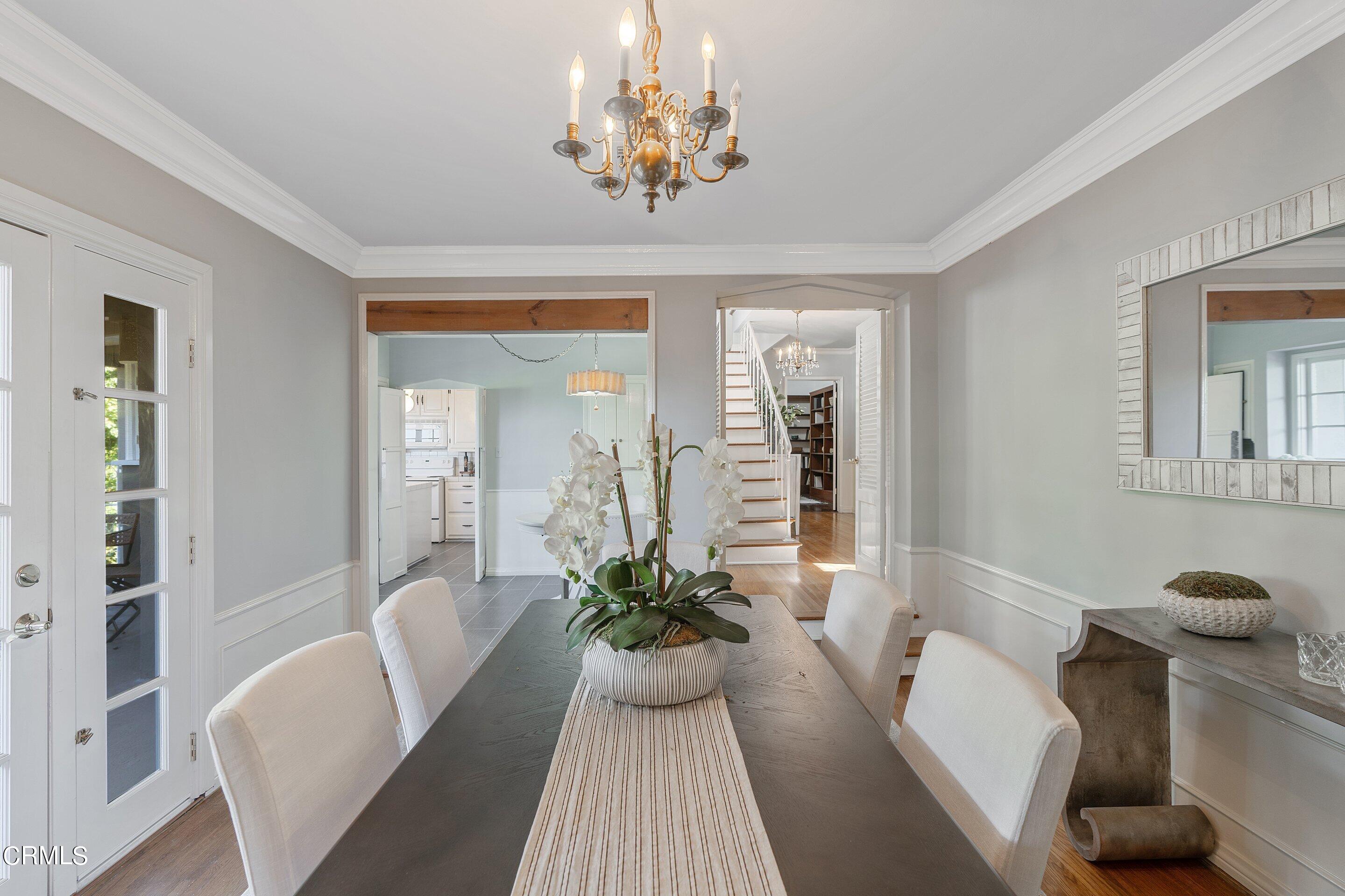 1637 Valley View Road Glendale, CA 91202 - Photo 18 of 66 a view of a room with furniture and a chandelier