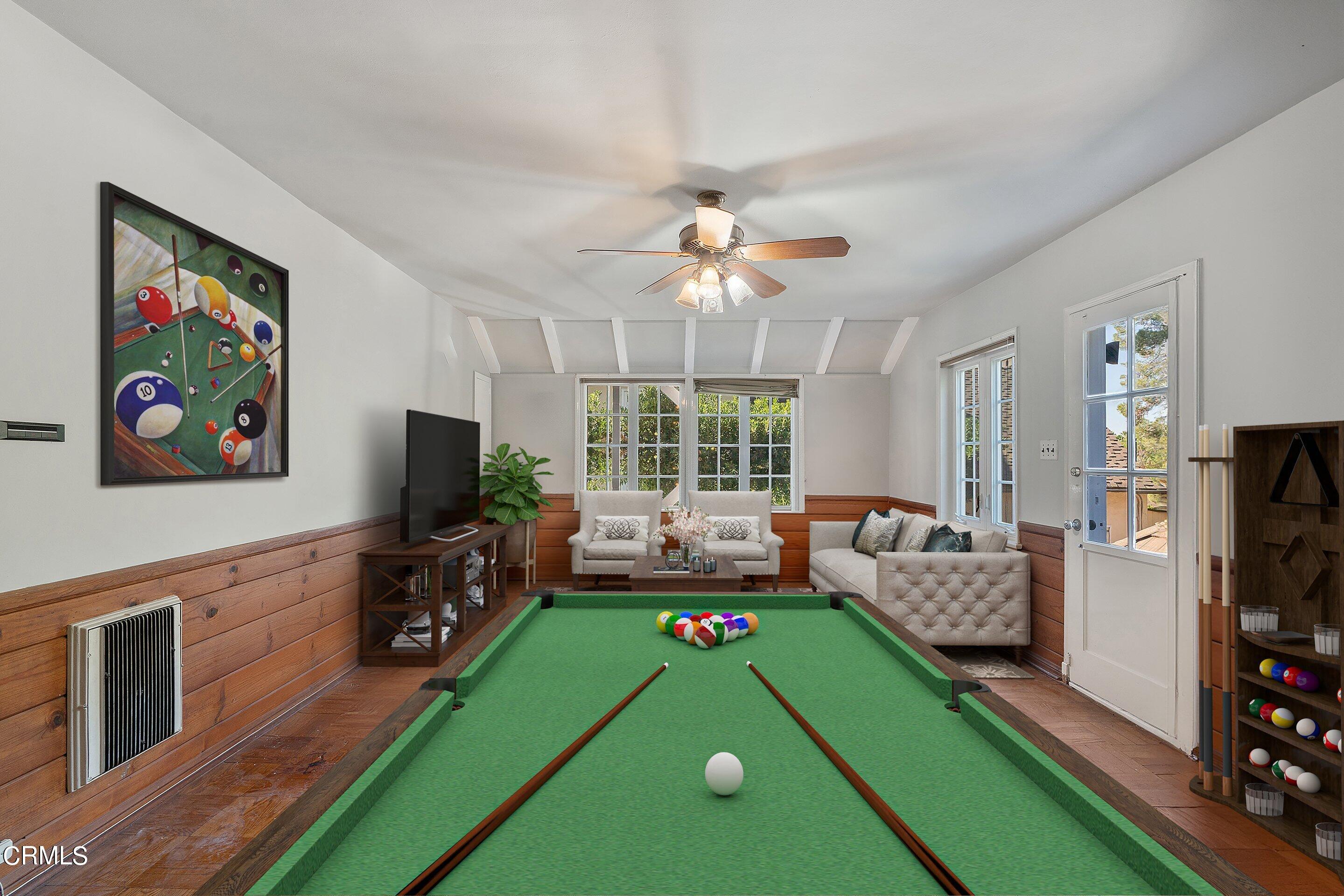 1637 Valley View Road Glendale, CA 91202 - Photo 54 of 66 a living room with furniture tv and a flat screen tv