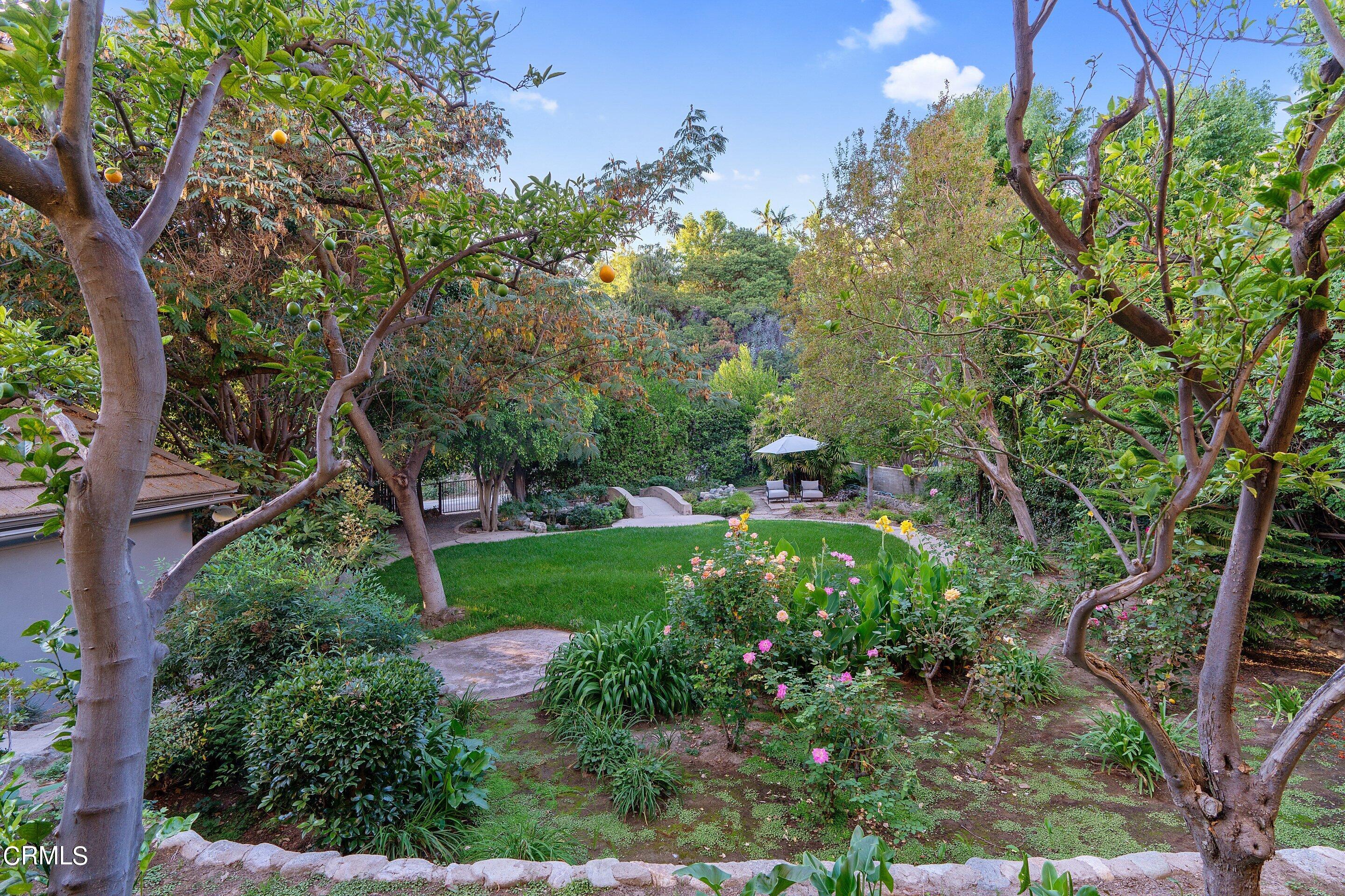 1637 Valley View Road Glendale, CA 91202 - Photo 59 of 66 a view of a garden with large trees