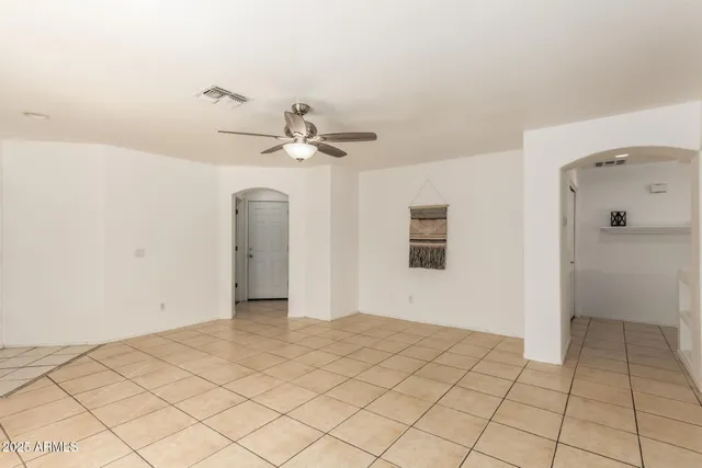 a view of an empty room