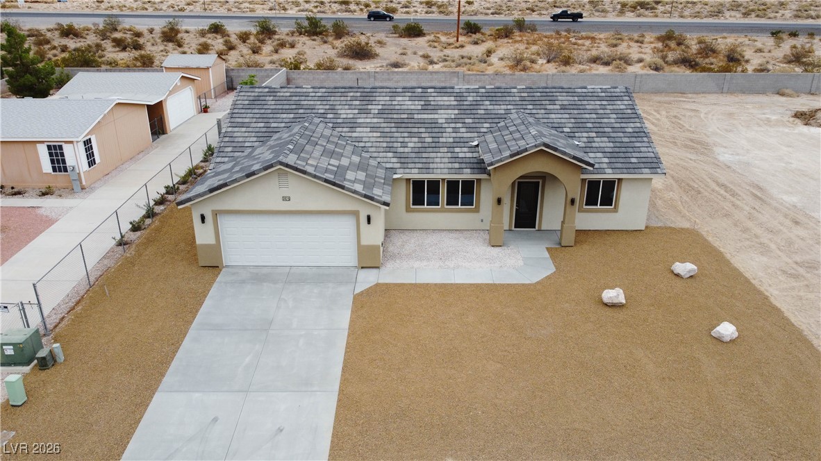 3925 North Mayfield Ranch Road Pahrump, NV 89060 - Photo 4 of 30 View of the House from an Ariel View