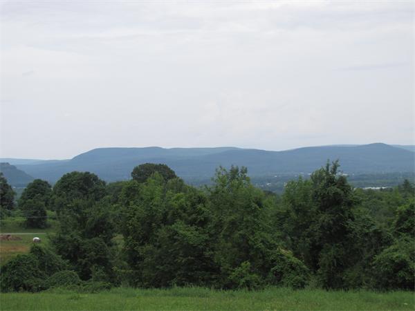 Lot 6 Masterson Road Whately, MA 01093 - Photo 3 of 5 an aerial view of green landscape with trees houses and mountain view