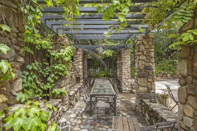 a view of path along with trees