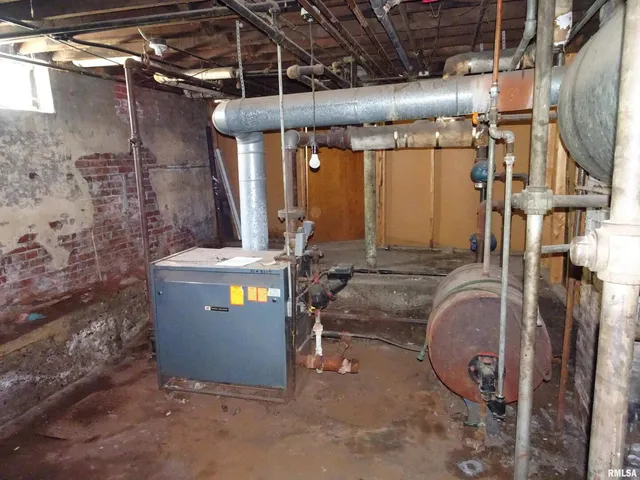 a view of water heater room