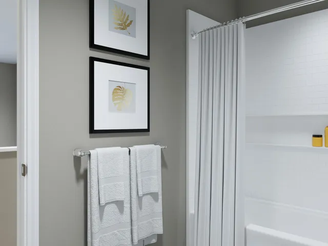 a view of swimming pool with a garden and plants