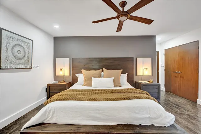 a view of a trees with a big yard