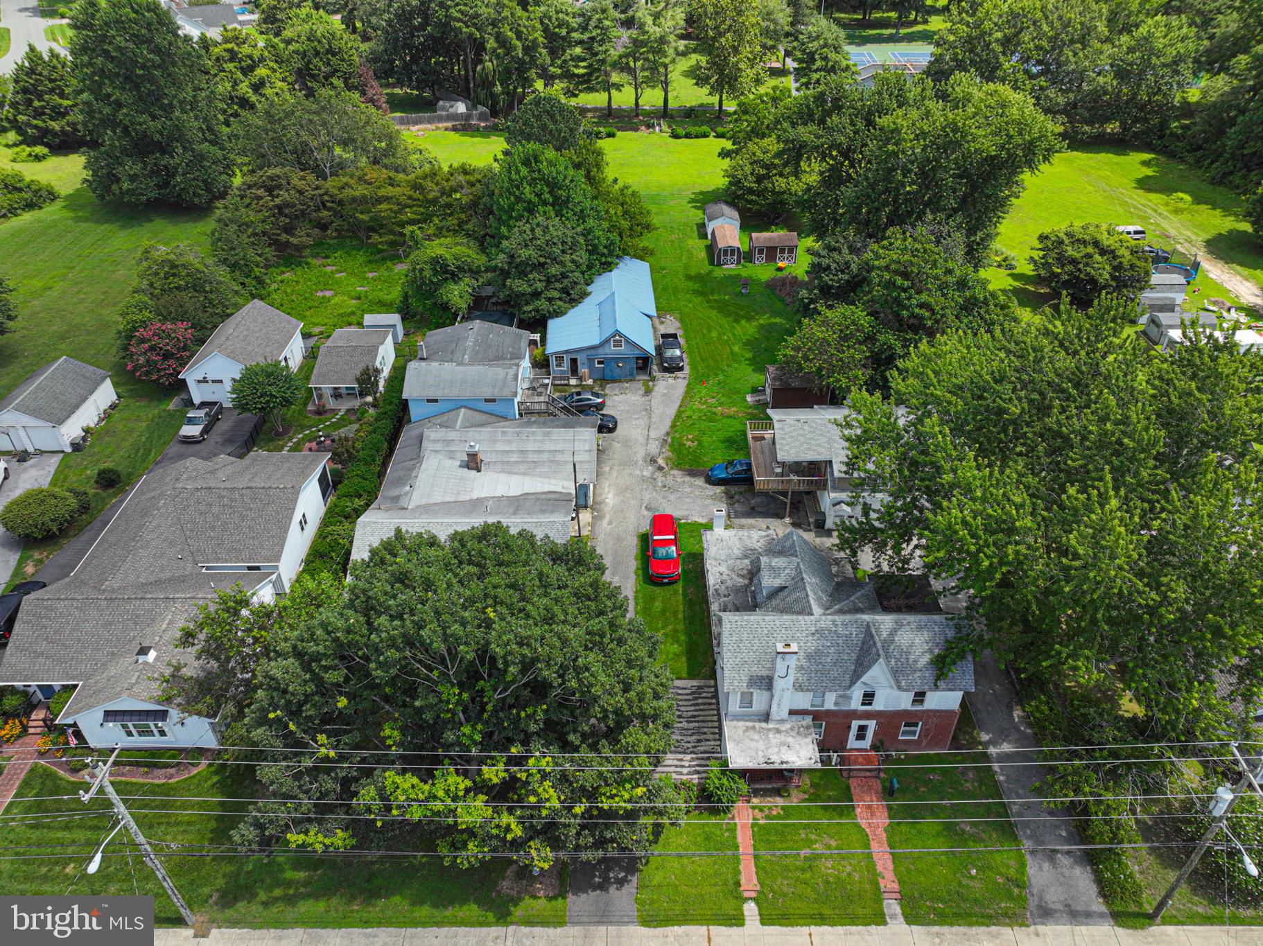 17 Burley Street Berlin, MD 21811 - Photo 87 of 150 an aerial view of a house with a yard basket ball court and outdoor seating