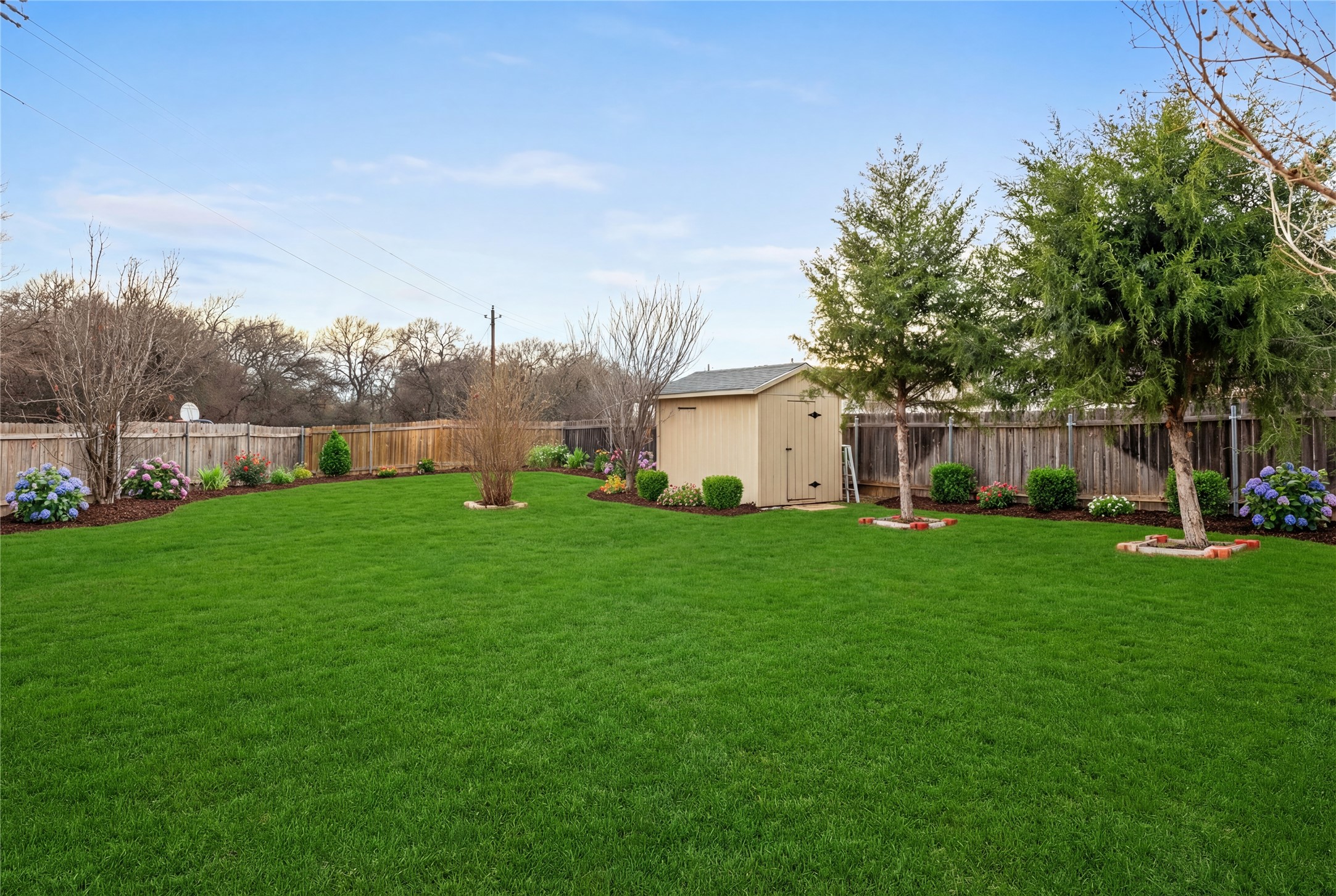 14409 Sandifer Street Austin, TX 78725 - Photo 31 of 31 a view of a house with backyard and garden