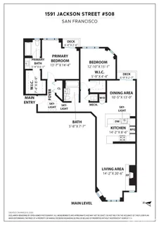 $1,345,000 | 1591 Jackson Street, Unit 508, San Francisco, CA 94109