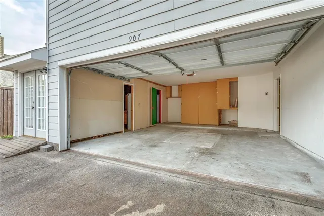 a view of empty room