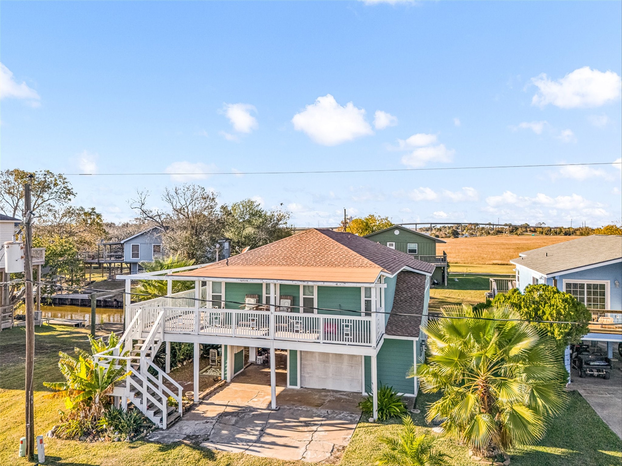 159 Garth Street Freeport, TX 77541 - Photo 4 of 42 a view of a city with tall buildings in the background