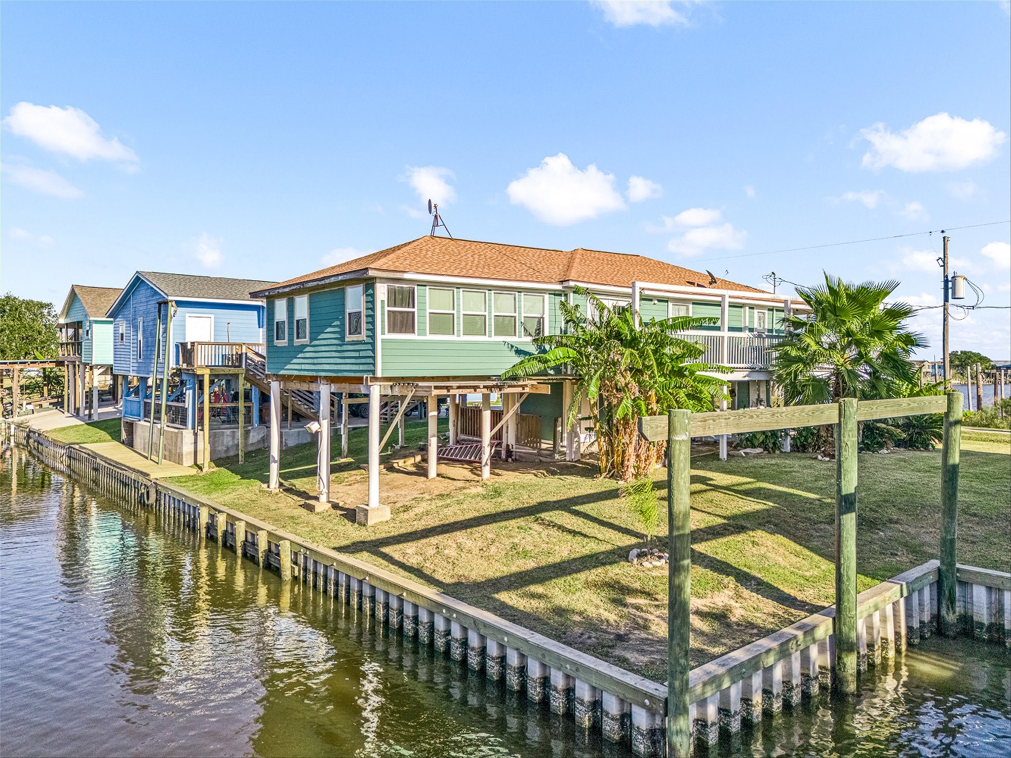 159 Garth Street Freeport, TX 77541 - Photo 10 of 42 a view of a swimming pool with a patio