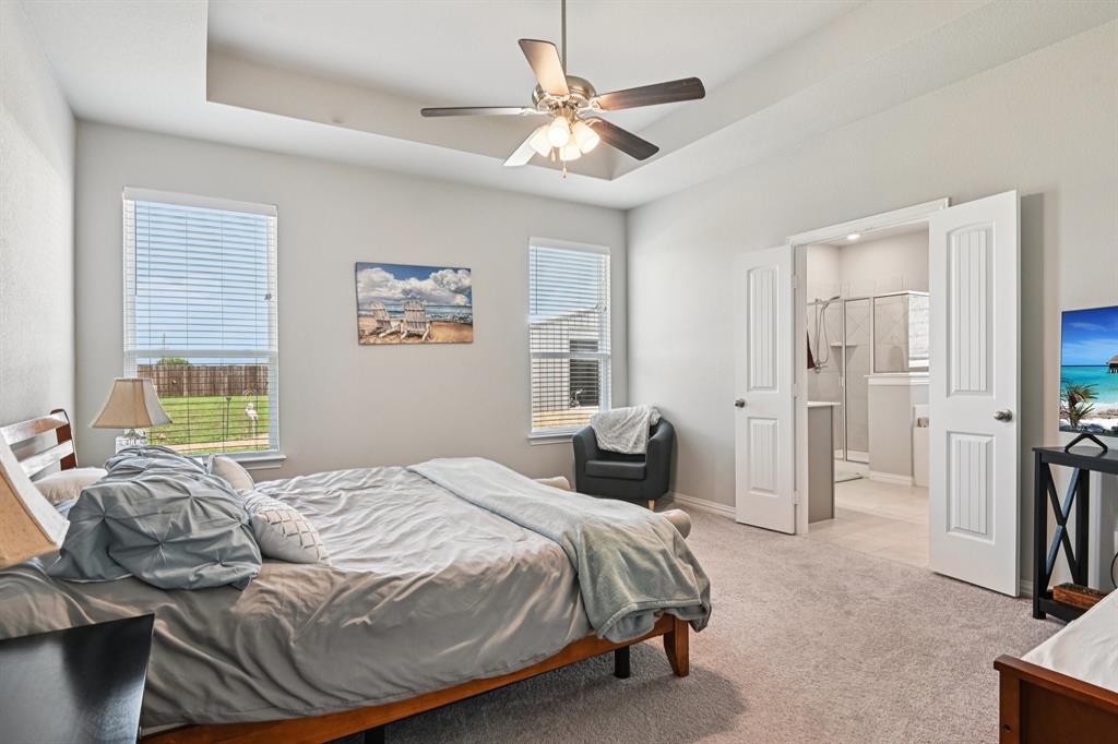 2505 Southern Oak Trail Terrell, TX 75161 - Photo 21 of 38 oversized master bedroom with ceiling fan and light