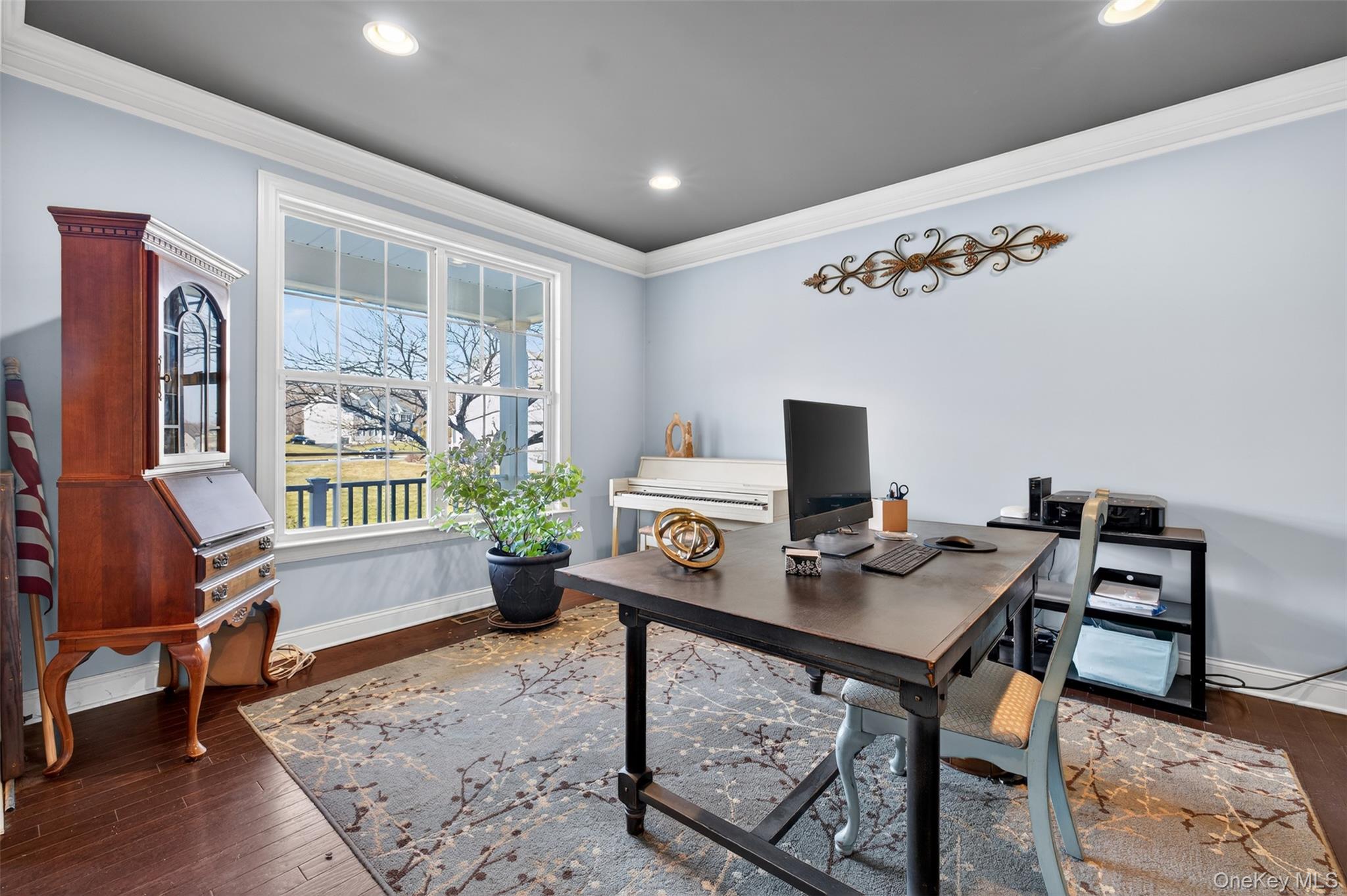 102 Luthien Forrest Road Rock Tavern, NY 12575 - Photo 17 of 45 a view of a workspace with furniture and a window