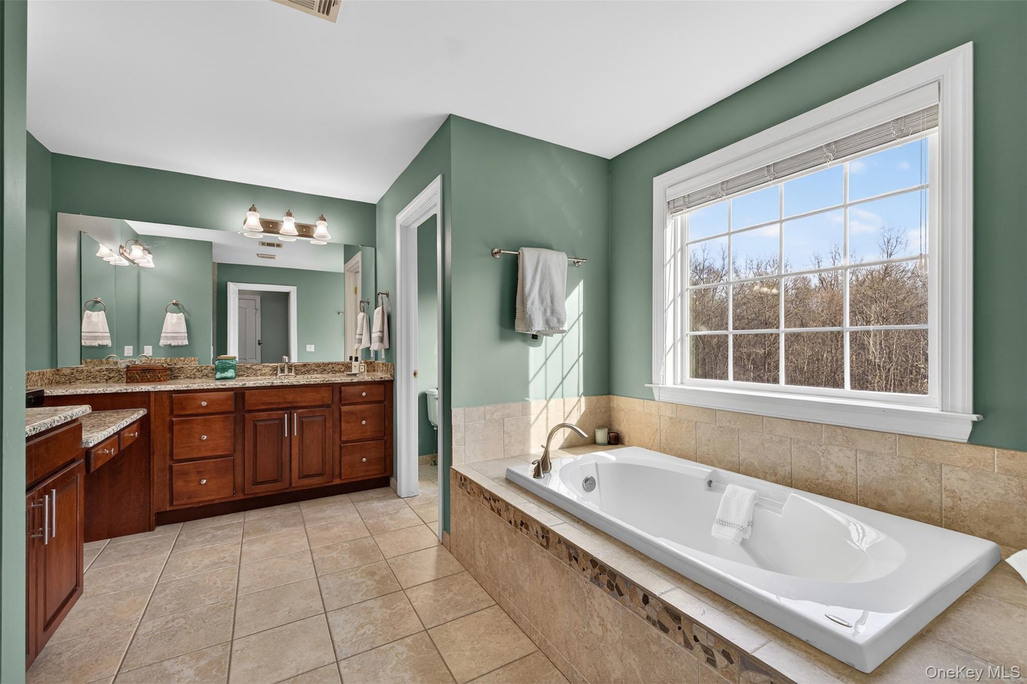 102 Luthien Forrest Road Rock Tavern, NY 12575 - Photo 40 of 45 a large bathroom with a tub sink and mirror