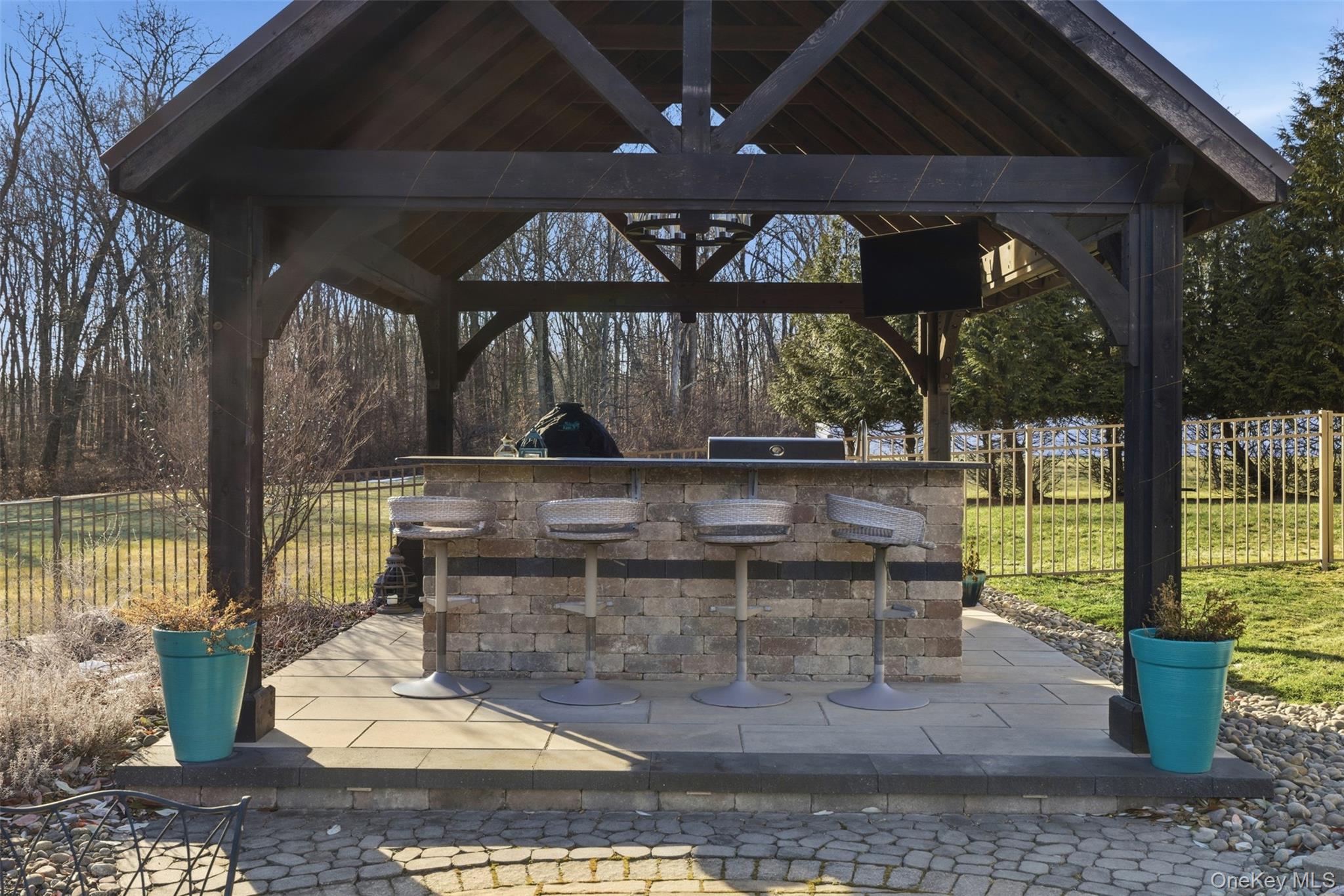 102 Luthien Forrest Road Rock Tavern, NY 12575 - Photo 43 of 45 a view of a porch with a table and chairs